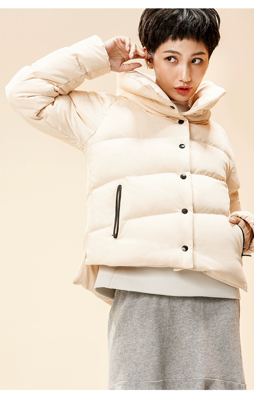 Anta down jacket nữ ngắn đoạn 2018 mùa đông mới thoải mái ấm áp áo lửng thể thao áo khoác flagship - Thể thao xuống áo khoác