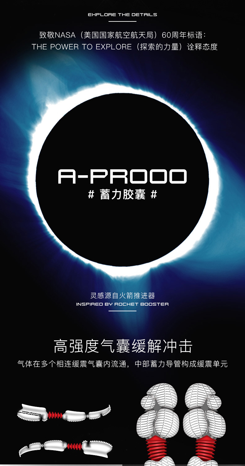 安踏 NASA联名 SEEED跑步鞋 零界60th纪念款 图1