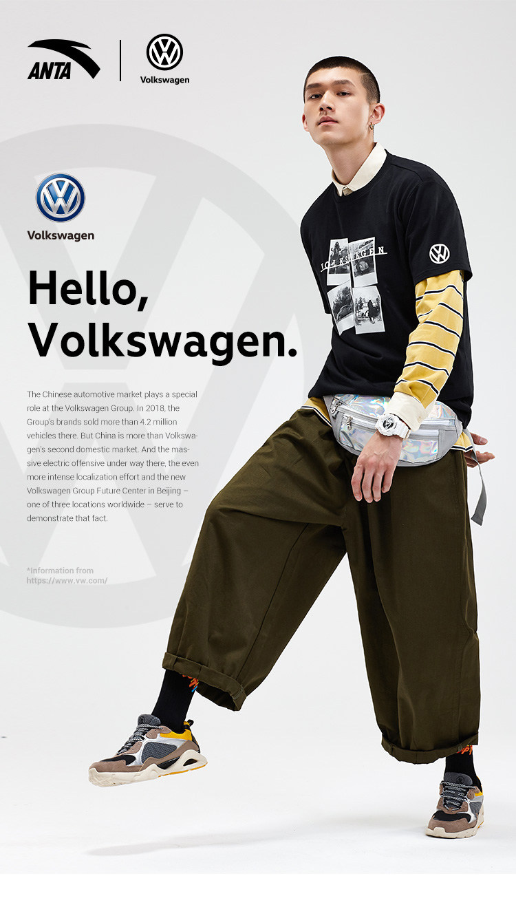 安踏大众 联名款 男式短袖T恤 聚划算+天猫优惠券折后￥69包邮（￥89-20）多款多色可选