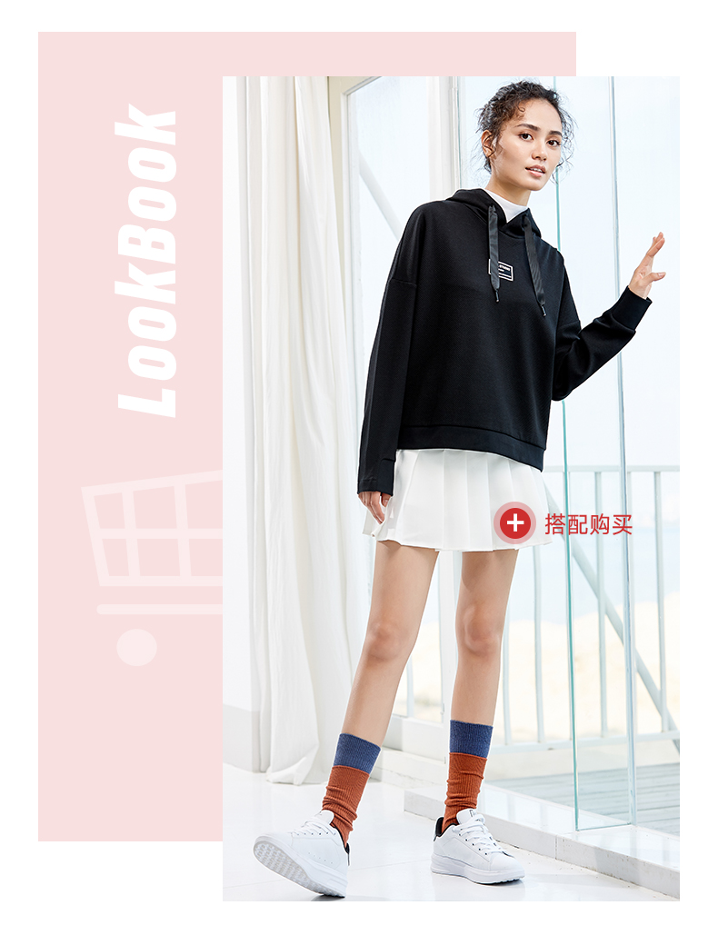 Anta thể thao áo len trùm đầu nữ 2019 xuân mới áo len trùm đầu áo len màu hồng áo nữ cửa hàng - Thể thao lông cừu / jumper áo hoodie dirty coins