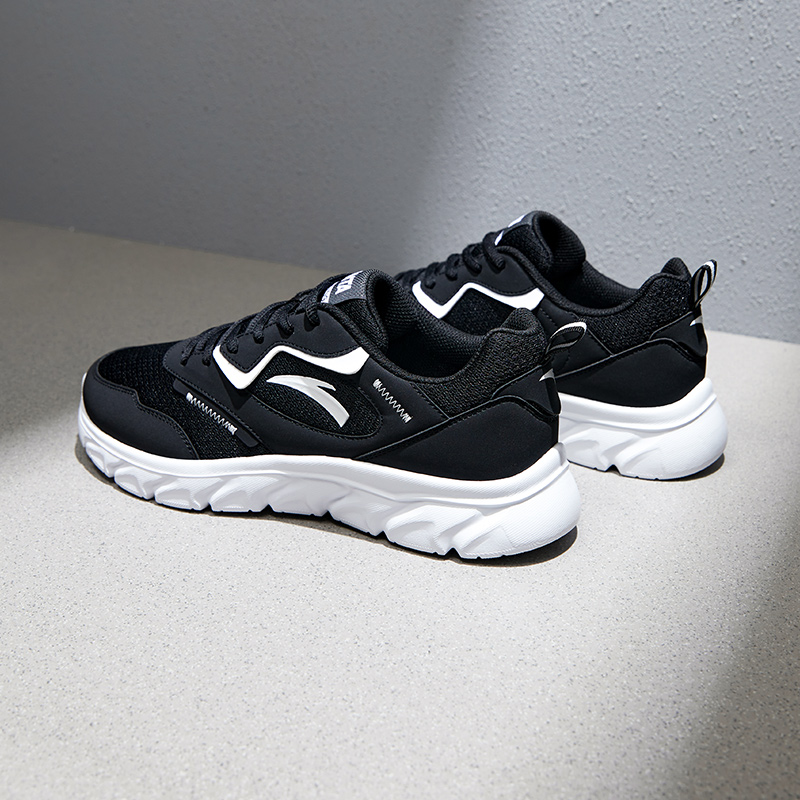 ANTA men's shoes running shoes 2022 summer new casual lightweight breathable mesh leather waterproof sports shoes