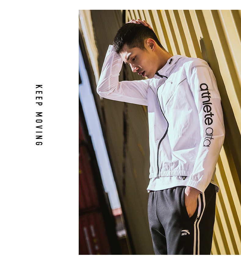 [Zhang Jike với đoạn] Anta nam đích thực thể thao áo gió áo khoác xu hướng thời trang áo khoác 15917642 áo khoác gió thể thao nam