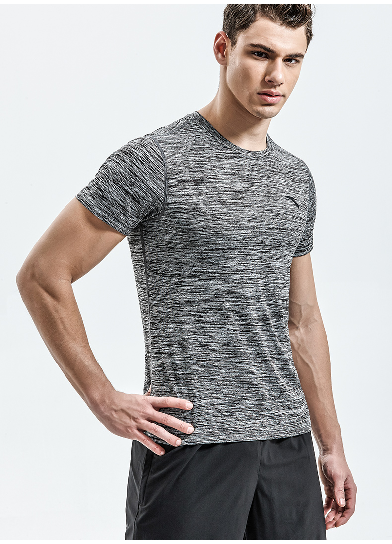 Anta ngắn tay t-shirt nam 2018 mùa hè mới thoải mái new slim đào tạo chạy thể thao giản dị nam ngắn tay áo áo thun thể thao nữ