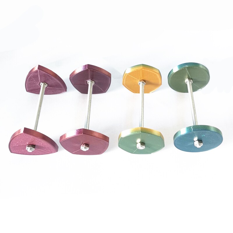 ルーロー三角形、五角形、七角形、固定幅曲線の3Dプリント - 教育デモンストレーションとルーロー転がりテスト