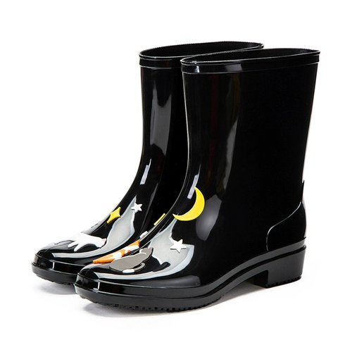 HNI Модная нескользящая обувь, нескользящие сапоги для отдыха, средней длины