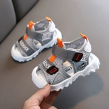 Летние детские сандалии, детская нескользящая обувь для раннего возраста, 1-3 лет, мягкая подошва