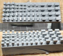 1350 1350 1700 Universal resin wooden case with resin in the wood