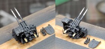 1350-8-9-style 12 lacquered mm high angle cannons
