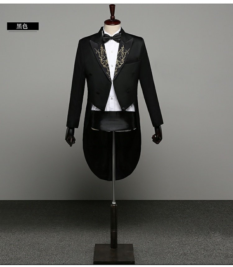 Trang phục biểu diễn sân khấu tuxedo cho nam bộ vest nam thời trang