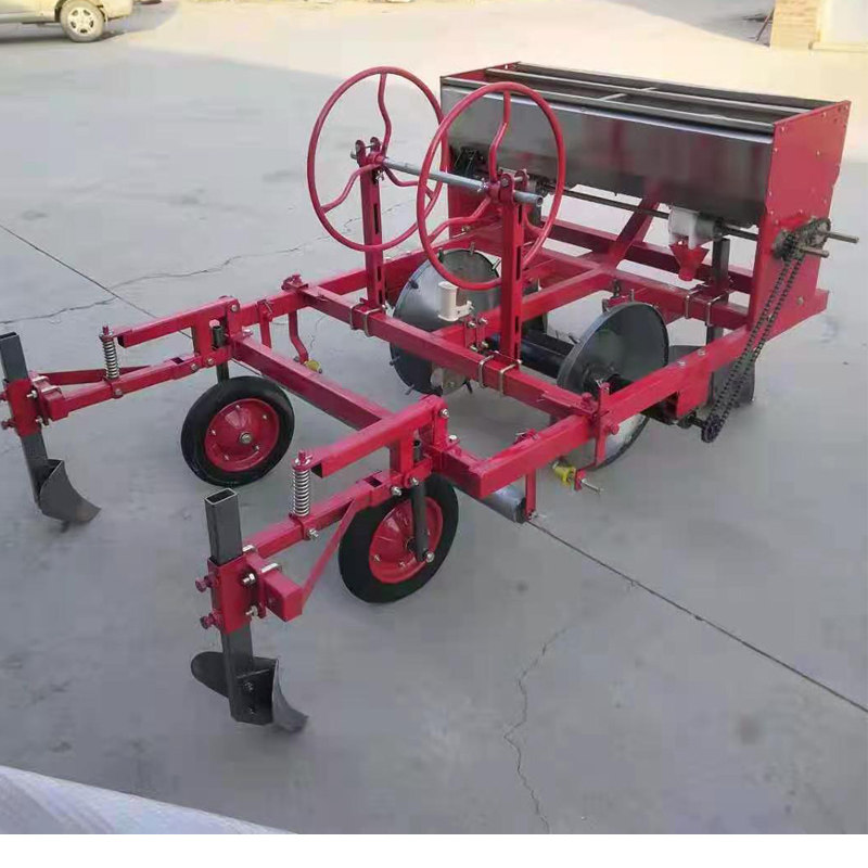 Ridge laminating machine tractor with sweet potato potato strawberry multi-function fertilization ridge drip irrigation perforating laminating machine