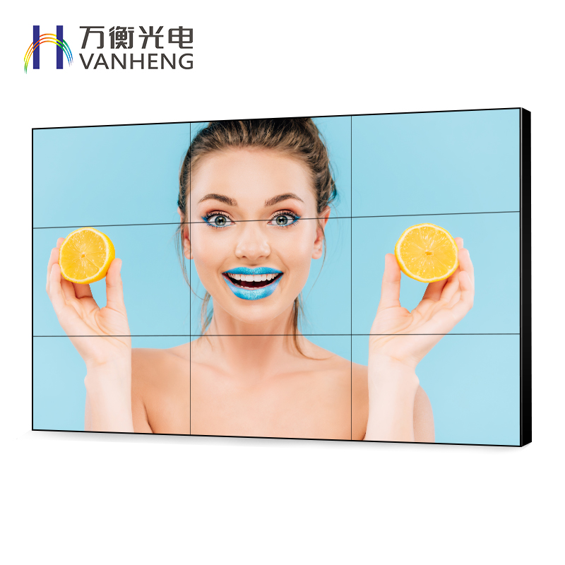 ten thousand balanced PV 49 inch 3 5mm liquid crystal splicing screen seamless TV wall led monitoring advertising electronic display-Taobao