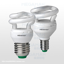 Megaman 5W Spiral energy-saving lamp Ultra-bright without dark zone technology Three primary colors