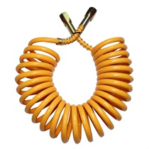 Large car telescopic hose pneumatically negative 40-degree semitrailer connecting windpipe connected steam pipe semi-hanging wagon pipe spiral