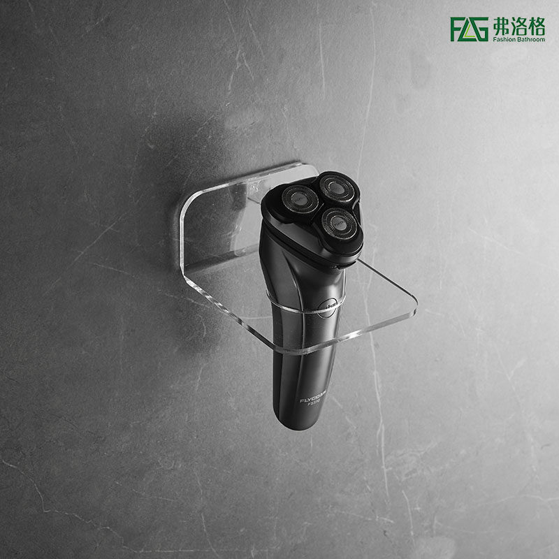 Bathroom Electric Shave Tool Holder Bathroom Shave Knife Rack Washing Table Containing Rack Wall Hanging Free Of Punch