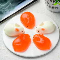 Jelly powder send tremolo 6 liannet red 3D pudding rabbit silicone mold mousse three-dimensional Small White Rabbit milk jelly mold jelly