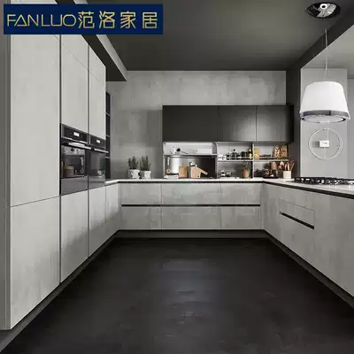 Van Luo open simple modern whole whole cabinet custom-made kitchen? Car custom assembled economical stove
