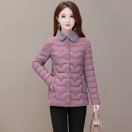 Короткий зимний пуховик, модная легкая и тонкая куртка с пухом, коллекция 2022, в западном стиле