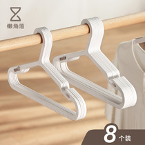 Lazy corner hangers household clothes plastic non-marking thick non-slip drying clothes hanging clothes support 8 sets 64547