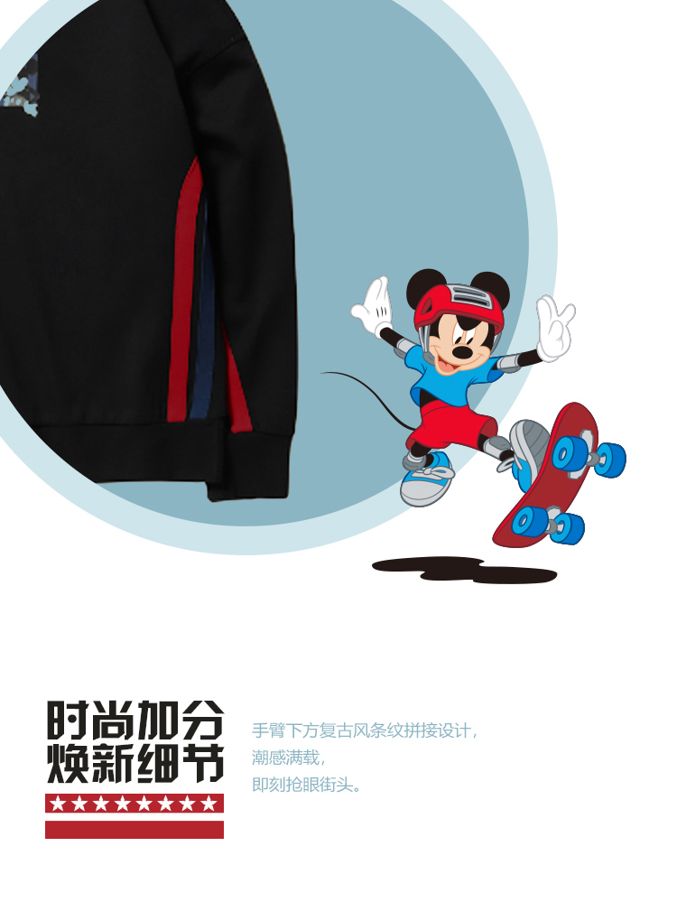 Li Ning Mickey tên áo len nữ mới áo sơ mi nữ mùa xuân và mùa thu trang phục thể thao giản dị AWDN746 - Thể thao lông cừu / jumper áo nỉ lót lông cừu uniqlo nam
