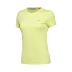 Li Ning áo thun ngắn tay nữ toàn diện tập luyện mùa hè nhanh khô thoáng mát cổ tròn thể thao ngắn ATSL278 - Áo phông thể thao Áo phông thể thao