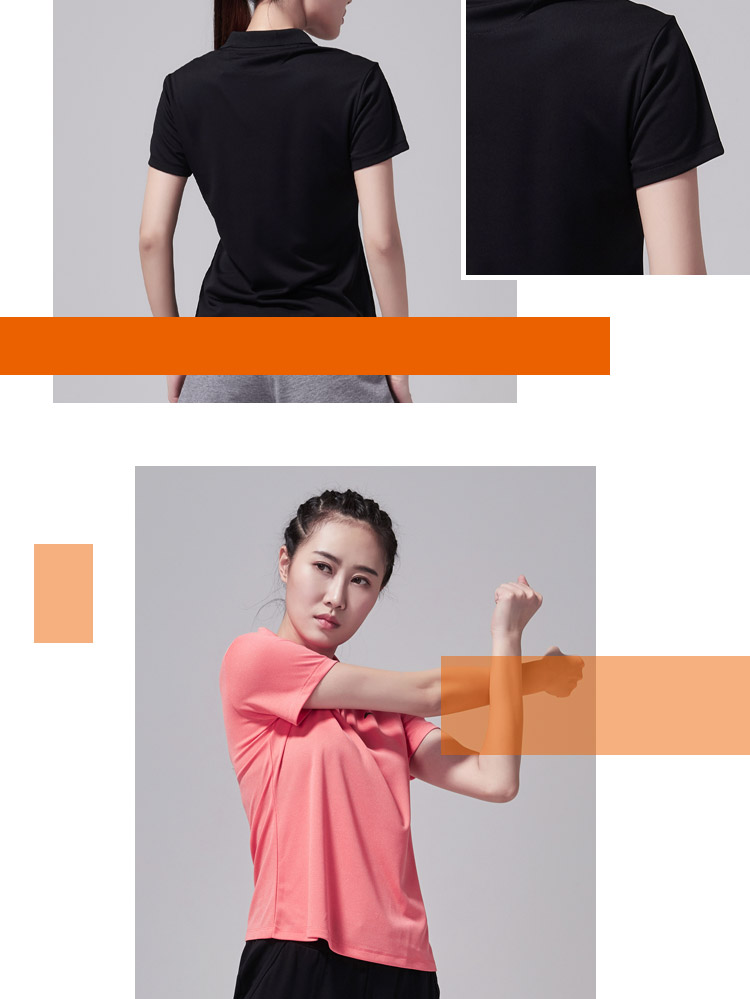 Li Ning ngắn tay áo polo nữ đào tạo mới loạt đồ thể thao ve áo thể thao ngắn - Áo polo thể thao áo polo form rộng