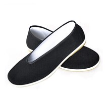 Ancient Clothing Shoes Single Shoes Men Cloth Shoes Chinese Cloth Shoes Ancient Male Cloth Boots Opera Performances Black Cloth Shoes Beijing Cloth Shoes
