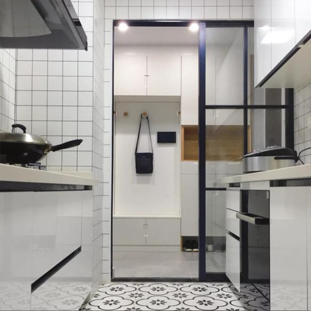 Nordic small white brick powder room kitchen wall brick 300x600 white tile brick bread brick kitchen bathroom toilet tile