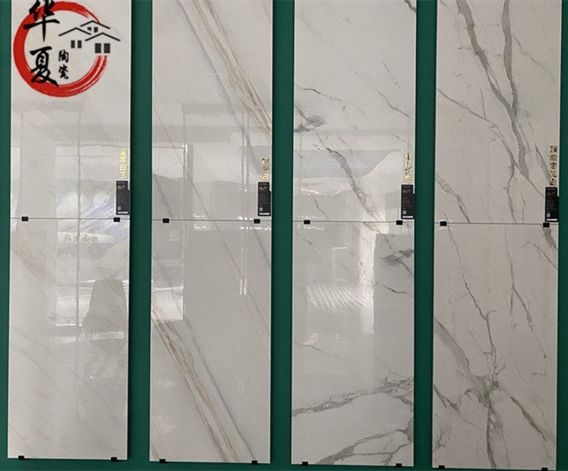 Light luxury modern Apollo silver marble tile 600 x 1200 plate background tile in the living room anti - slip floor tile