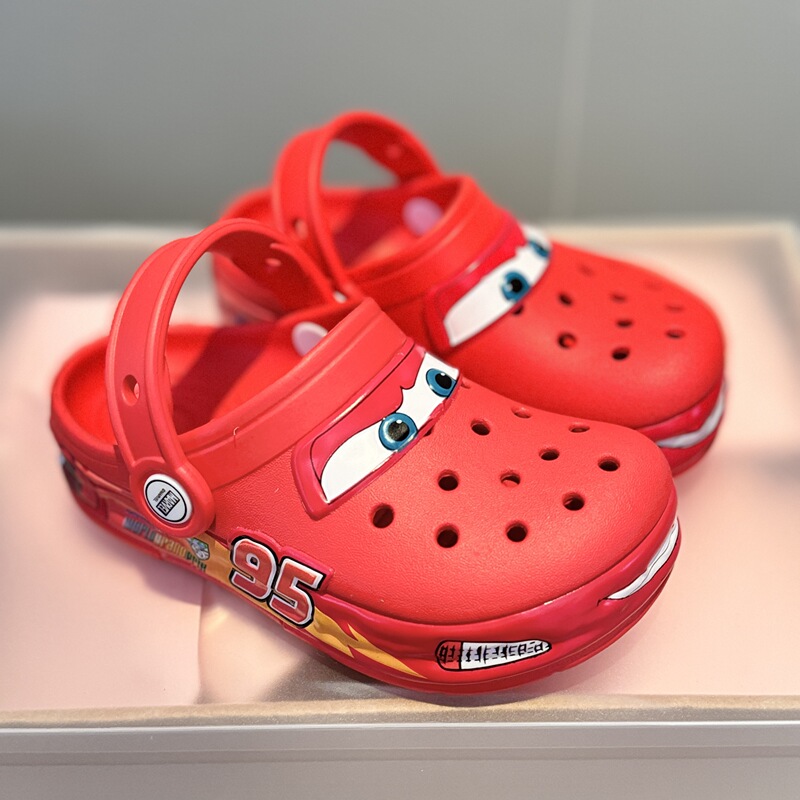 95 Children's Clogs for Boys, Bathroom Slippers, Outdoor Casual Non-Slip Closed-Toe Beach Shoes, Lightweight for Summer