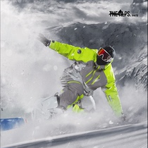Monster Guardians ski clothing for mens singles and double-boards loose windproof and waterproof outdoor thickened ski clothing for women
