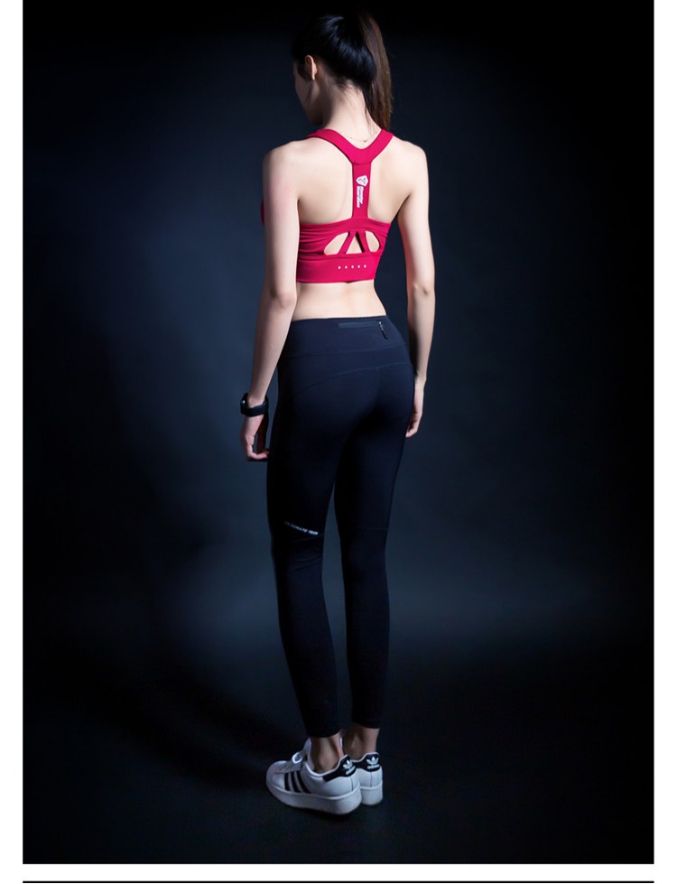 Monster Guardians Women Sức mạnh trung bình Hỗ trợ Ngực Pad Đồ lót thể thao chuyên nghiệp Áo lót thể thao áo khoác gym