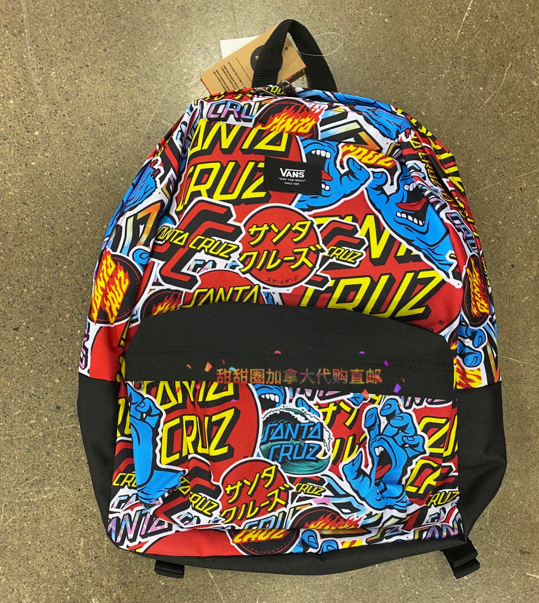 Vans, рюкзак, школьный рюкзак, шахматы, Marvel, с вышивкой