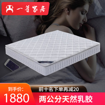 First-class home latex pad mattress Simmons soft and hard dual-use 1 5 meters 1 8 household spring soft pad sleeping pad customized