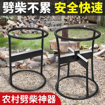 Wood splitting artifact household rural outdoor cross wood splitting machine manual fast splitting wood splitter ax