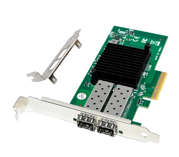10G网卡 PCI-E x4万兆网卡 万兆双光口网卡 82599ES万兆光纤网卡