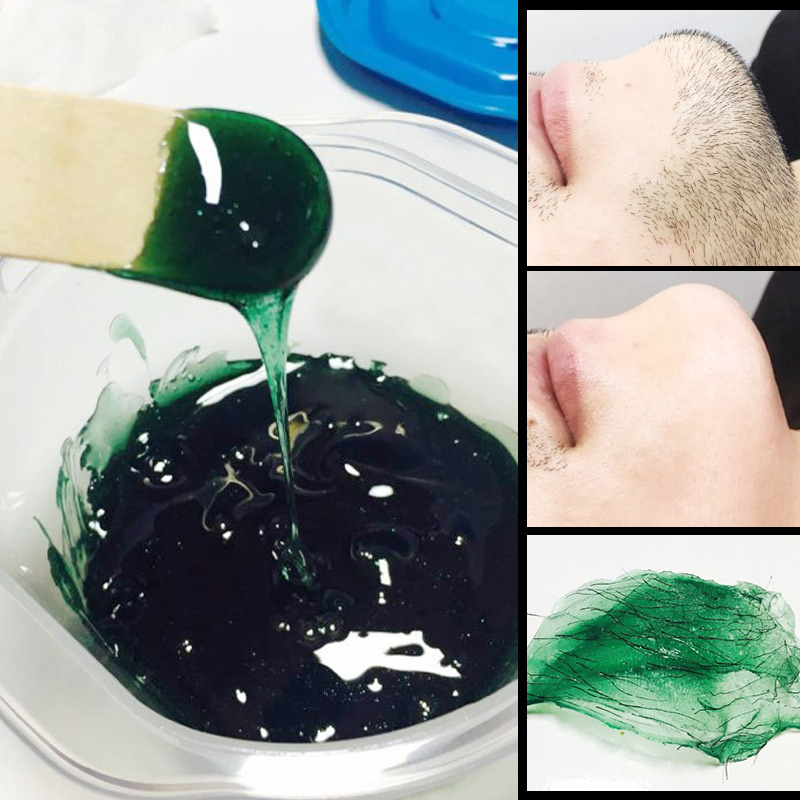 Korean hair removal beeswax bean hot wax hair removal cream Tear-pull private parts Women's body armpit face Student Non-permanent