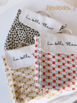 drpdrpdrp Korean retro embroidery small flower messenger canvas bag lightweight mommy bag hand-held one-shoulder mother and baby bag