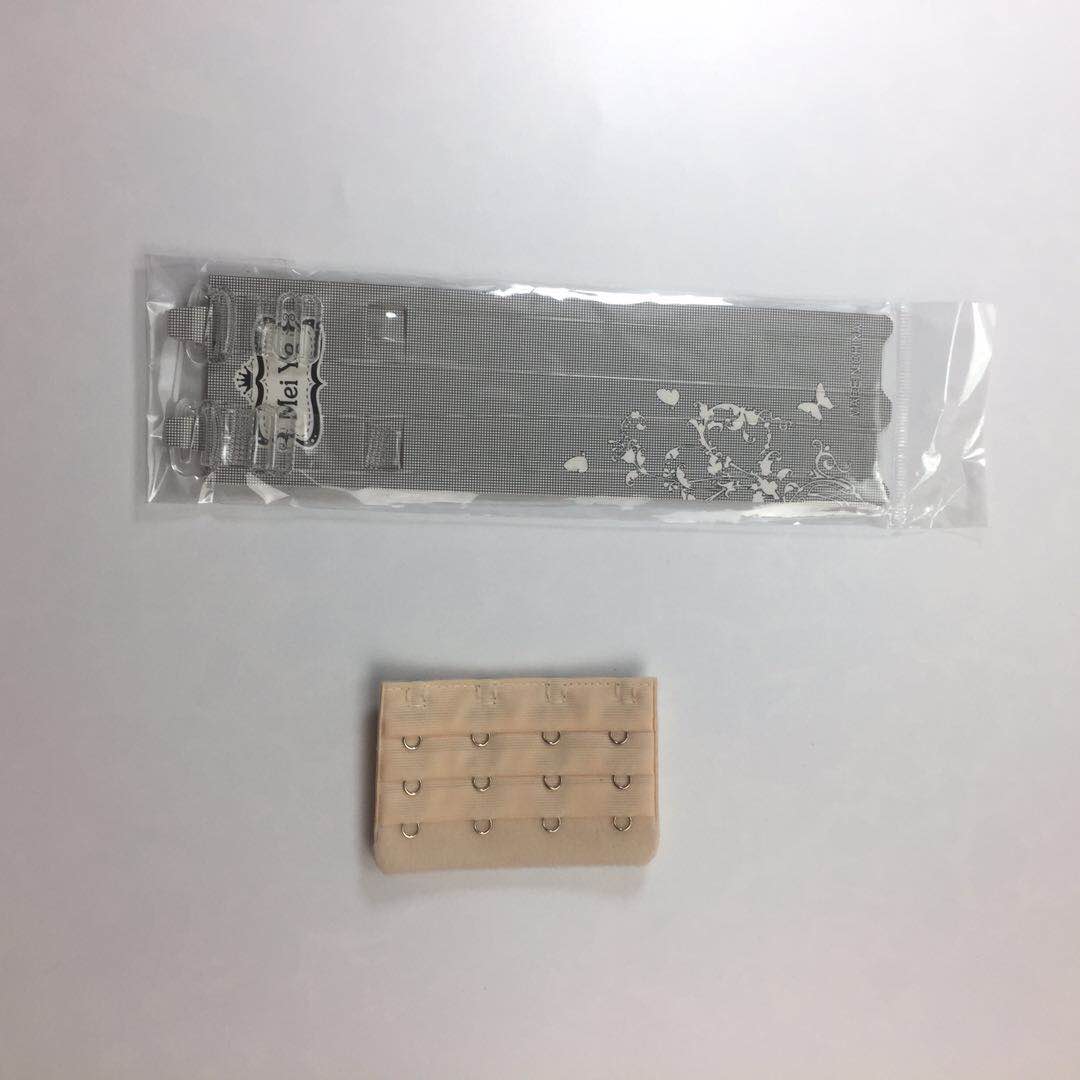 Dây đeo vai vô hình trong suốt mới không đánh dấu từ cổ áo ngực dây đeo đồ lót + khóa dài ba hàng bốn khóa mở rộng vành đai shop đồ lót