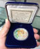 Fidelity 2000 màu bạc rồng 1 ounce với hộp chứng nhận Zodiac bạc xu kỷ niệm bộ sưu tập tiền xu tien xu co Tiền ghi chú