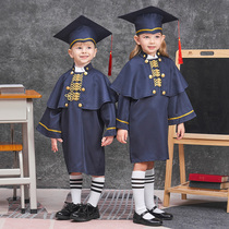 Uniforme de doctorat pour enfants uniforme académique de maternelle robe photo vêtements de saison de remise des diplômes des classes déducation préscolaire photos de remise des diplômes pour hommes et femmes