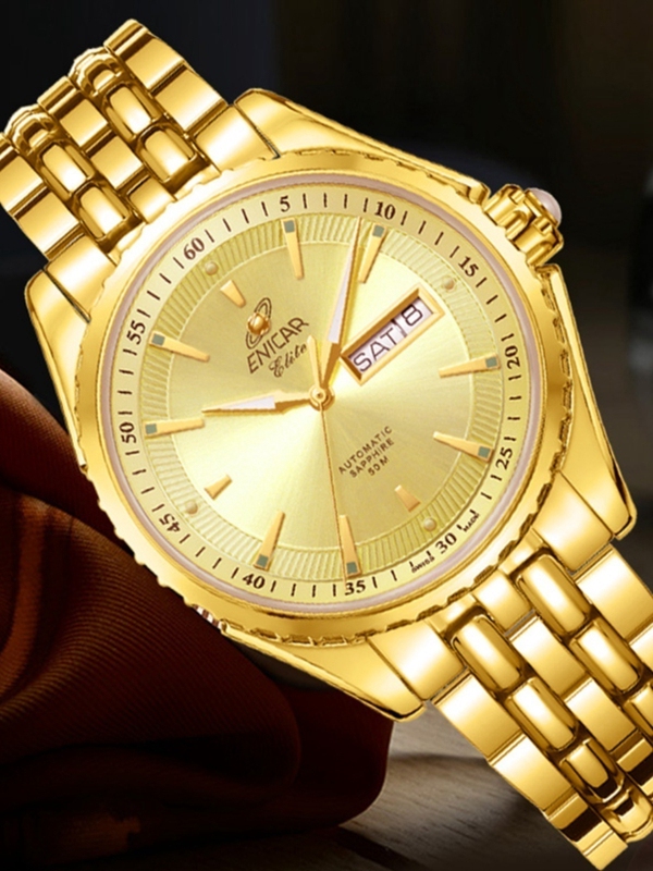 In Stock, Old Inagre Luminous Large Dial Watch, Mechanical Watch, Fashionable Business Watch, Swiss Automatic Mechanical Men's Watch