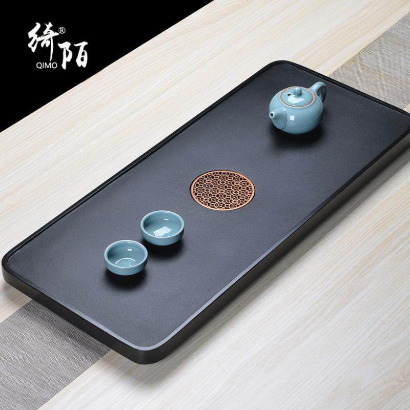 Tea Tray Stone Pan Natural Urkin Stone Whole Stones Tea NTU Number Tea Tea Sea Brief About Tea Basin Home Black Gold Stone