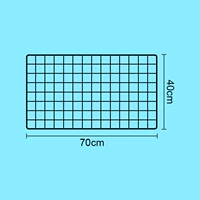 Светло -зеленый 70x40 см черный сетка