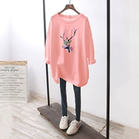 Розовые рукава [красочная голова оленя]