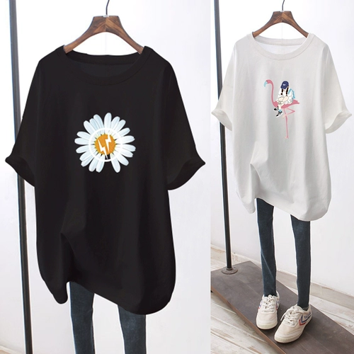 Модная футболка для беременных для выхода на улицу, популярно в интернете, 2020, короткий рукав, в западном стиле