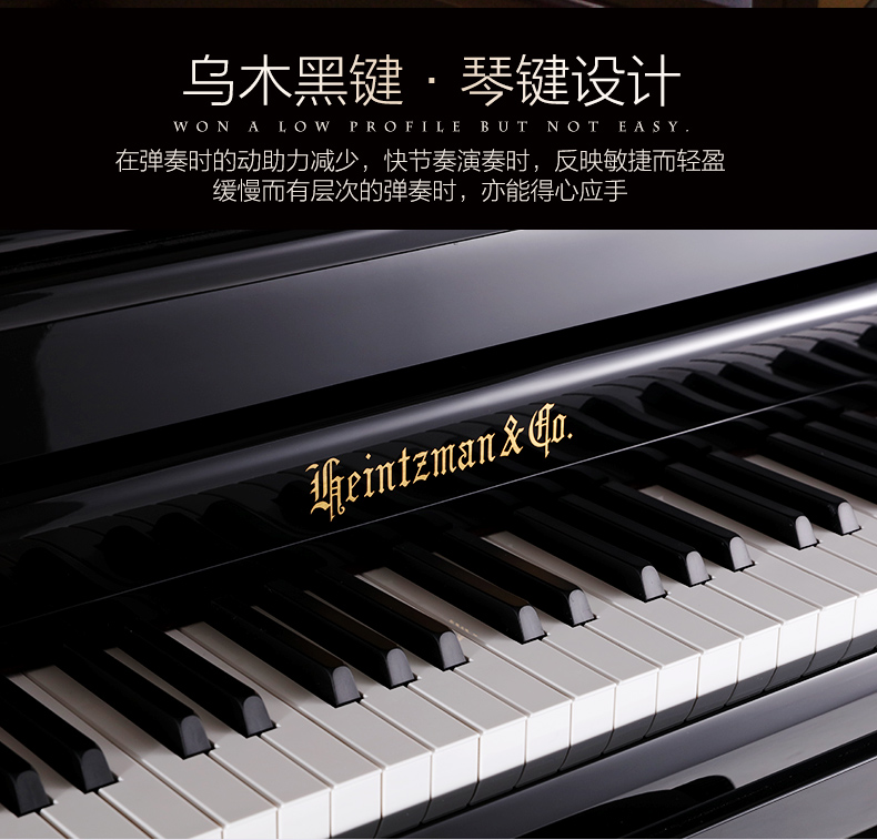 Haiziman 125AF cao cấp cổ điển dọc thật piano nhà người lớn chuyên nghiệp lớp gỗ rắn chơi thương hiệu piano - dương cầm đàn piano xịn	