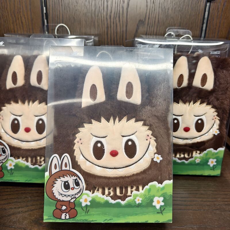 Bubble Mart City Paradise Limited Edition Authentic Cute Labubu Plush Notebook as a Gift for Classmates