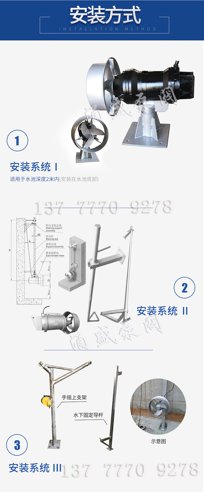 QJB潜水搅拌机,高速搅拌机,混合搅拌机