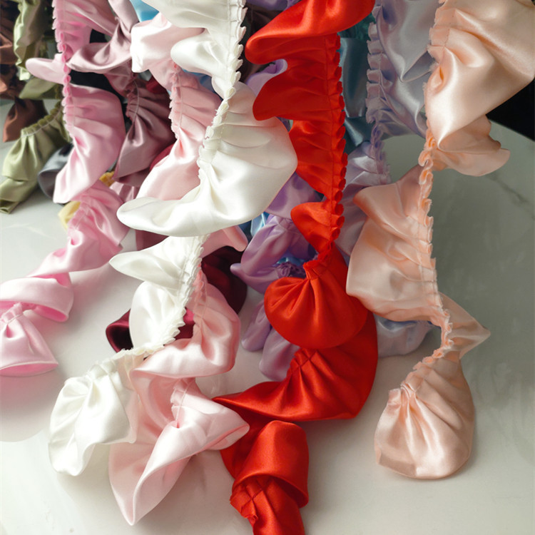 5cm Wide Double-Layer Ruffled Lace with Colorful Pleats and Ruffles for Doll Clothes, Skirt Cuffs, Curtains, and Home Decoration 5cm Wide Double-Layer Ruffled Lace with Colorful Pleats and Ruffles for Doll Clothes, Skirt Cuffs, Curtains, and Home Decoration