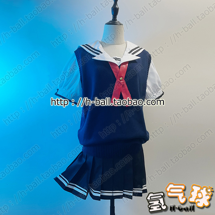 H-Ball [Luoren Heroine] Kato Hui Cos Suit Xia Zhiqiu Shiyu Summer School Uniform Cosplay Costume